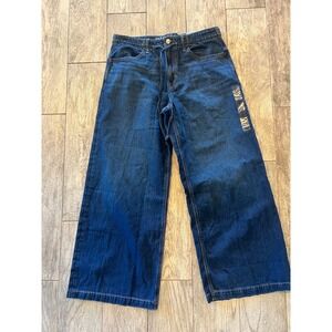 American‎ Eagle Dreamy Drape Ultra Wide Leg Jeans 6 Short Low Rise 28W NWT Jean